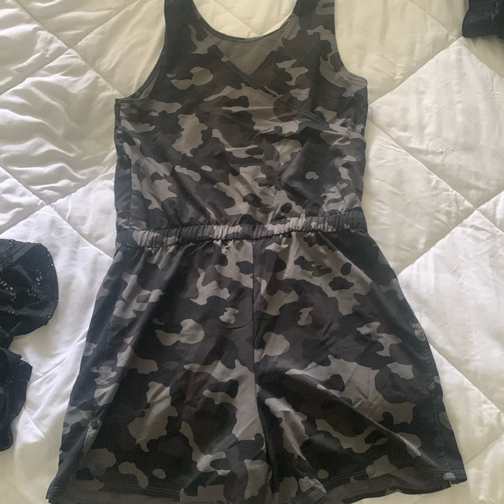Cute camo romper